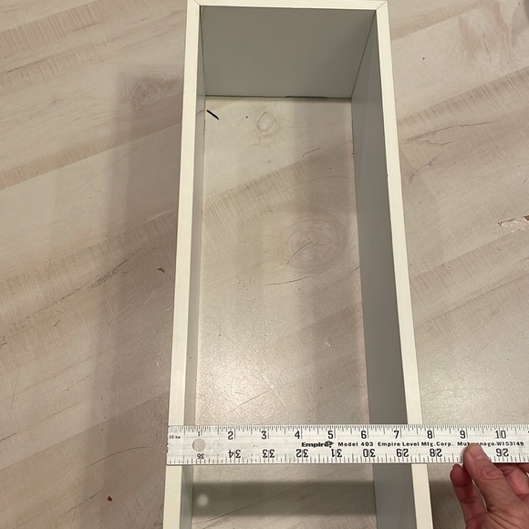 Floating White Wood Wall Cubes Set of 3 - Picture 4 of 10